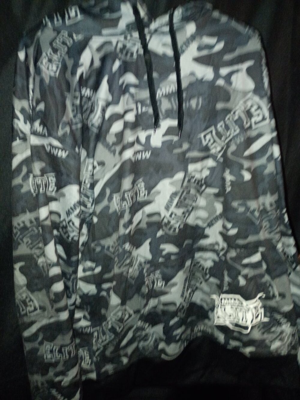 MMA Elite Rare Sweatshirt Camouflage Large Hoodie